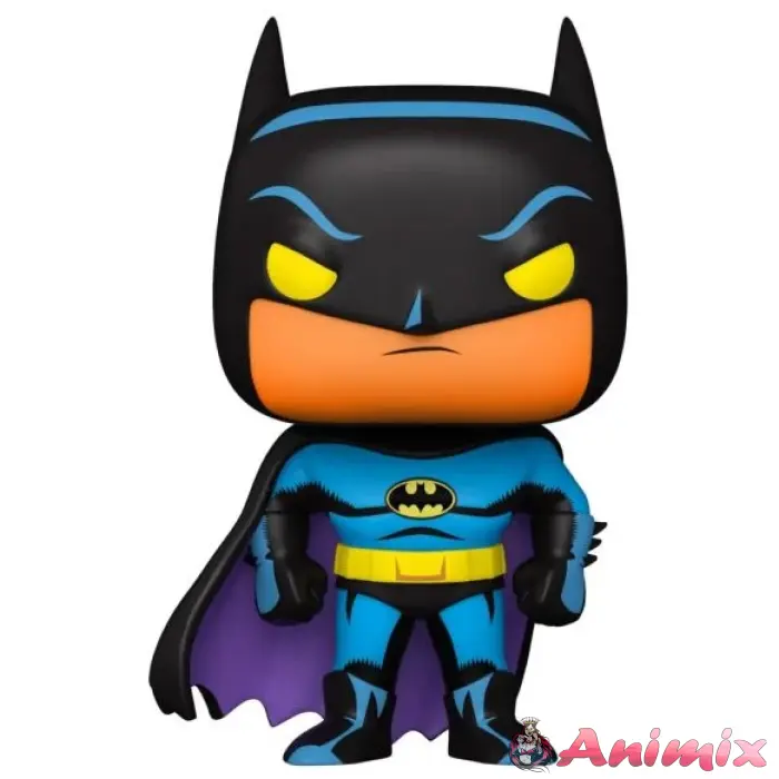 889698517256_imageoutofpack Funko Pop! Heroes:Batman The Animated Series-Batman Black Light Glow Special Edition - Image 1