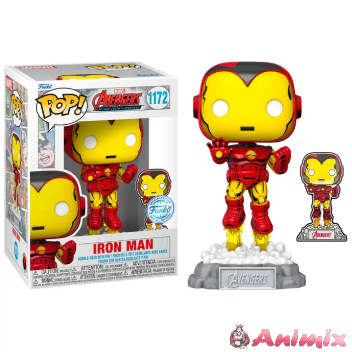 1172-Funko-POP--Avengers-Beyond-Earth-s-Mightiest---Iron-Man-60th-Anniversary-Enamel-Pin Funko POP! Avengers: Beyond Earth's Mightiest - Iron Man 60th Anniversary Enamel Pin - Image 1