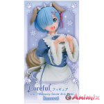 Re:Zero Starting Life in Another World Colorful Figure Rem Memory Snow Wanko Ver. Renewal