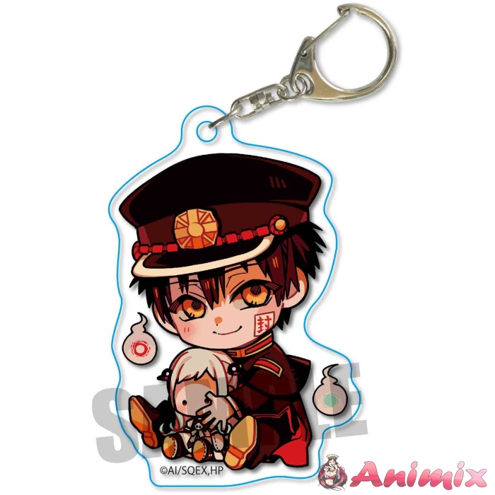 blh21434-2_0 Toilet-Bound Hanako-Kun: Gyugyutto Acrylic Keychain Favorite Food Ver. / Hanako-Kun (Plush Toy) - Image 1