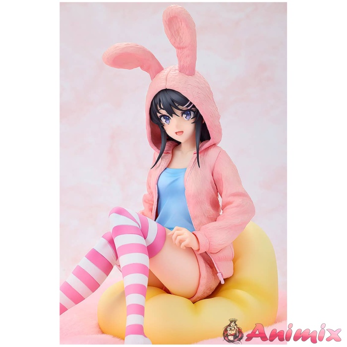 1/7 Rascal Does Not Dream of a Knapsack Kid: Mai Sakurajima Hoodie Look Rabbit Ears ver. - Image 6
