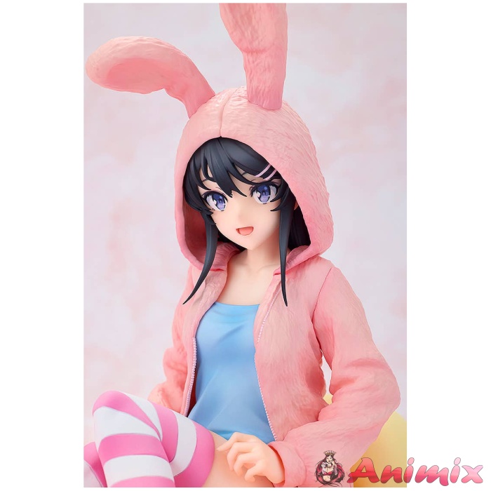 1/7 Rascal Does Not Dream of a Knapsack Kid: Mai Sakurajima Hoodie Look Rabbit Ears ver. - Image 7