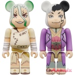 BE@RBRICK Senku Ishigami & Gen Asagiri 2pcs Set