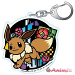 Pokemon Kirie Series Acrylic Keychain Eevee B (Reissue)