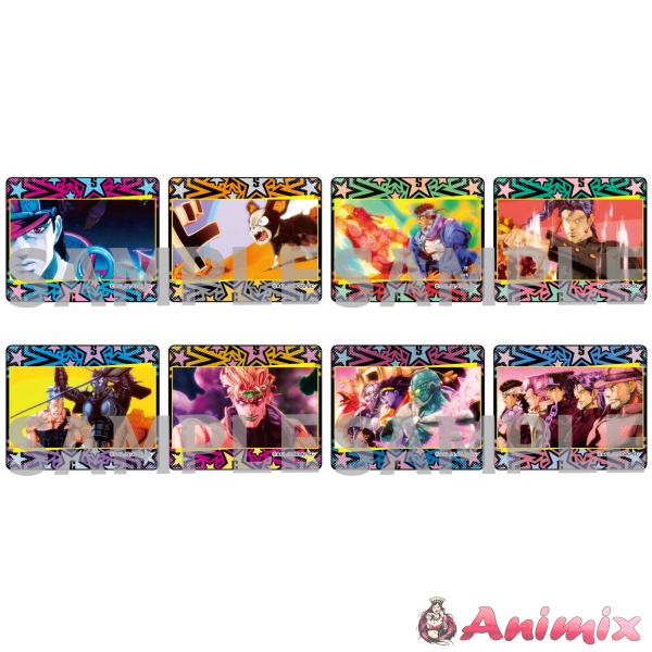 Anime JoJo's Bizarre Adventure Stardust Crusaders : Scene Acrylic Badge Collection (OPver.) vol.2 1Box 8pcs