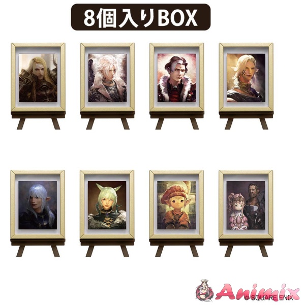 Final Fantasy XIV Frame Magnet Portrait Vol.2: 1Box (8pcs) (Reissue)