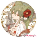 Hatsune Miku Pinback Button: Meihua Sannong Ver.