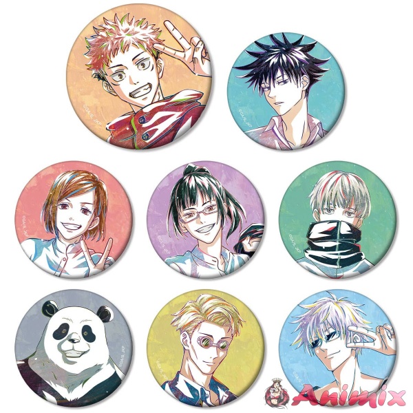 Jujutsu Kaisen Trading AniArt Matte Can Badge 1Box 8pcs