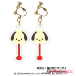 Sanrio Characters Chocolate: Clear Earrings 03 Pochacco