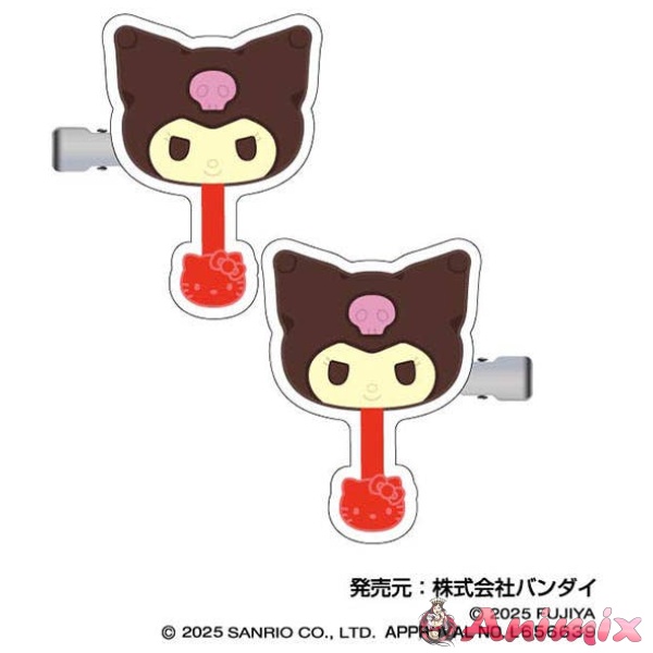 Sanrio Characters Chocolate: Hair Clip Vol.2 06 Kuromi