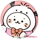 Sirotan x Hapidanbui: Puni Puni Can Badge / Sirotan x Pochacco