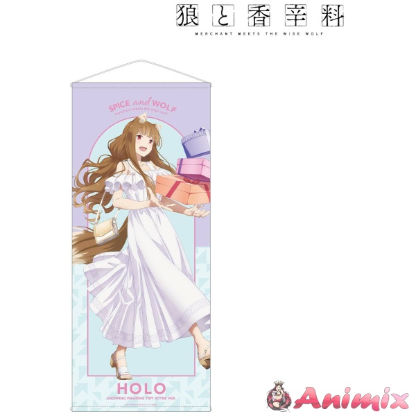 Spice and Wolf MERCHANT MEETS THE WISE WOLF: Newly Drawn Holo Beautiful Fashion Shopping ver. Life-size tapestry