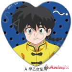 Tv Anime Ranma 1/2: Heart-Shaped Can Badge A (Ranma Saotome)