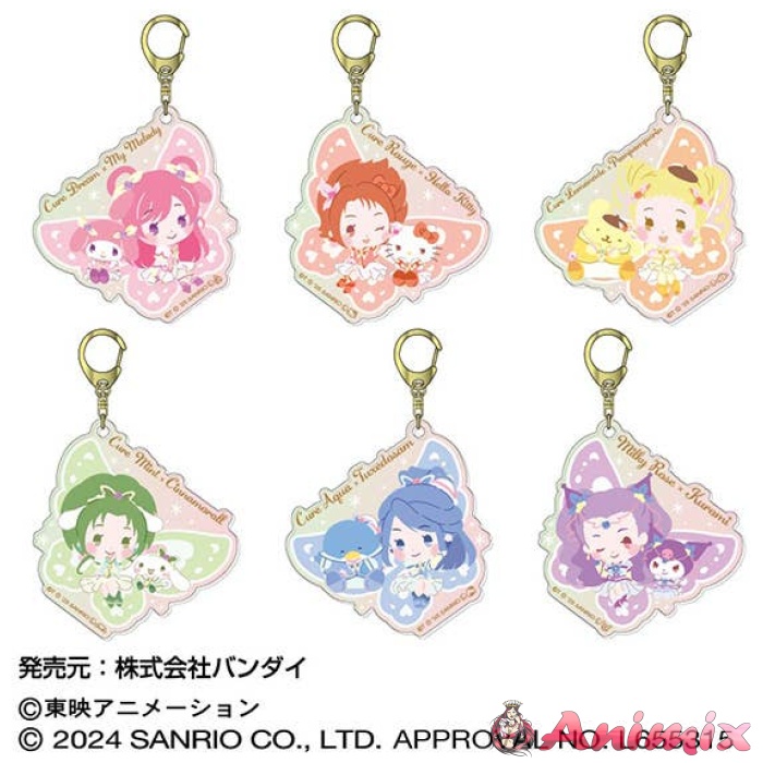 Yes! Precure 5 GoGo! x Sanrio Characters: Aurora Acrylic Key Chain 04 Cure Mint x Cinnamoroll - Image 2