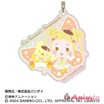 Yes! Precure 5 GoGo! x Sanrio Characters: Aurora Acrylic Keychain 03 Cure Lemonade x Pompompurin