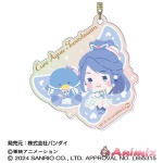 Yes! Precure 5 GoGo! x Sanrio Characters: Aurora Acrylic Keychain 05 Cure Aqua x Tuxedo Sam