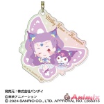 Yes! Precure 5 GoGo! x Sanrio Characters: Aurora Acrylic Keychain 06 Milky Rose x Kuromi