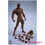 1/12 (WT-001C) Super Flexible Male Body C / Brown Skin