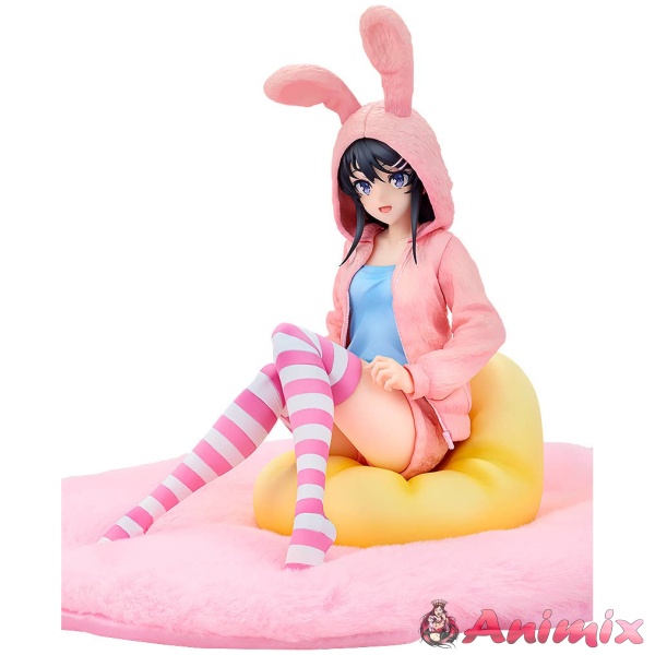 1/7 Rascal Does Not Dream of a Knapsack Kid: Mai Sakurajima Hoodie Look Rabbit Ears Ver. Popular Edition