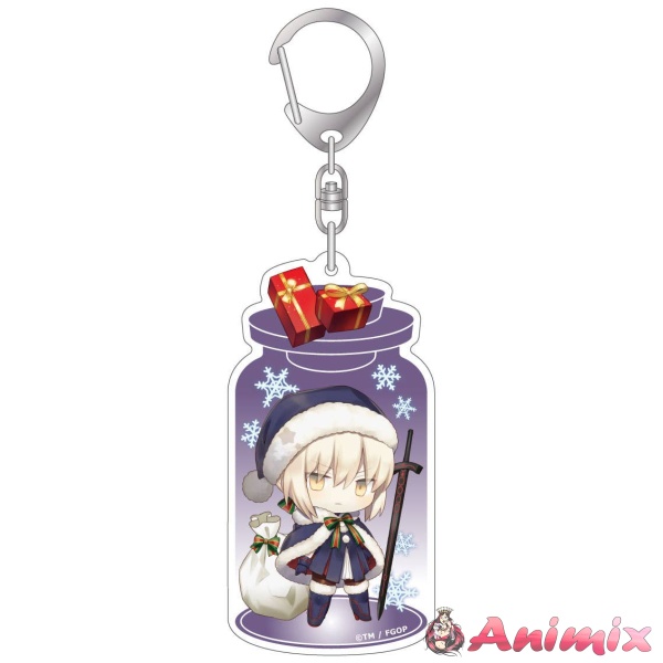 Fate / Grand Order: Charatoria Acrylic Keychain Rider / Arturia Pendragon [Santa Alterta]