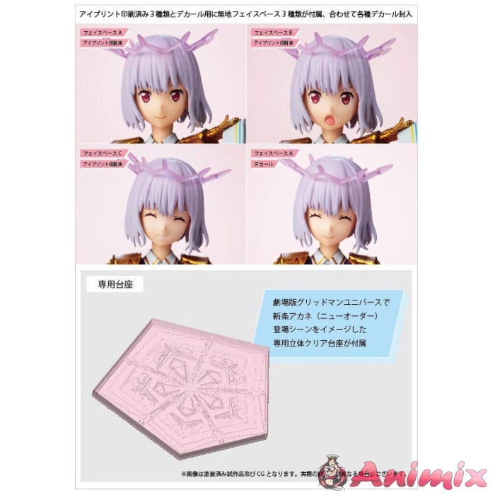 GRIDMAN UNIVERSE: Akane Shinjo (New Order) Articulated Plastic Model (Reissue) - Image 12