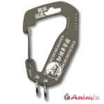 Girls & Panzer Final Chapter: Chiba Single Academy Metal Carabiner