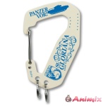 Girls & Panzer Final Chapter: St. Gloriana Girls' School Metal Carabiner