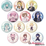 Hatsune Miku Akihabara Festival 2025: Trading Large Hologram Tin Badge Concept Cafe Ver. 1Box 12pcs