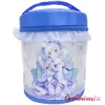 Hatsune Miku Clear Vanity Pouch -SNOW MIKU Sky Town ver.- A: Blue