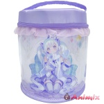 Hatsune Miku Clear Vanity Pouch -SNOW MIKU Sky Town ver.- B: Purple