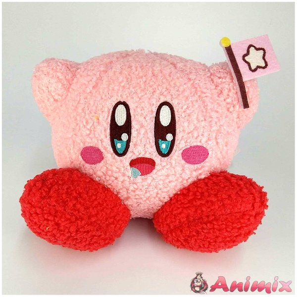 Kirby Diary Obento Stuffed Toy B Kirby (Flag)