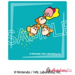 Kirby Play With Waddle Dee Glass Magnet B Riding The Warp Star (4 People)