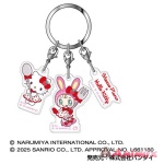 Mezzo Piano x Hello Kitty: Triple Acrylic Keychain 01 Cherry A
