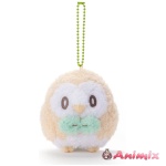 Poke Peace Plush with Ball Chain Rowlet