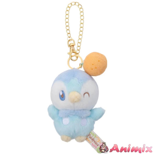 PokePeace Plush Mascot with Chain (Colorful Ver.) Piplup