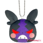 Pokemon Ball Chain Face Stuffed Toy D Morpeko (Hungry)