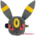 Pokemon Face Plush Clip Umbreon B