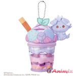 Pokemon Poke Peace Meowspur Blueberry Parfait Plush Toy Charm