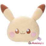 Pokepiece Stuffed Toy Face cushion Pikachu