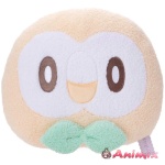 Pokepiece Stuffed Toy Face cushion Rowlet