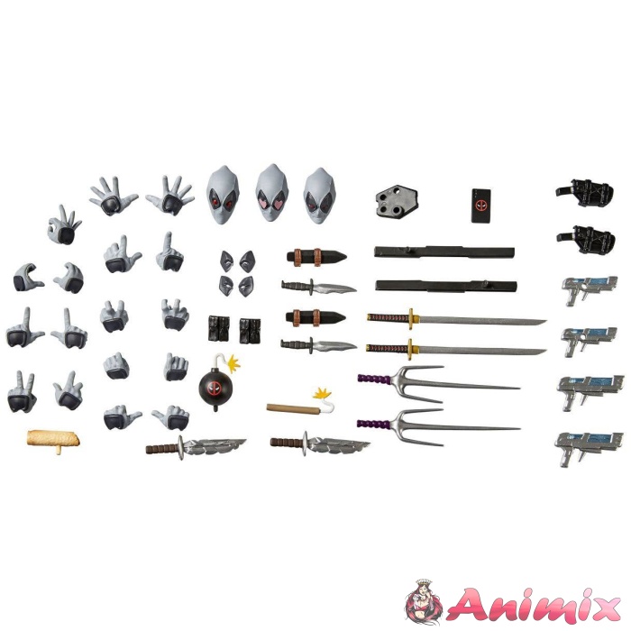 Revoltech Amazing Yamaguchi Deadpool Ver.2.5 X-FORCE Color Ver. - Image 6