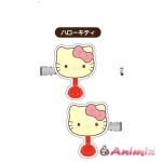 Sanrio Characters Chocolate Hair Clip 01 Hello Kitty