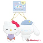 Sanrio Characters Munyatto Nico Plush Keychain Hello Kitty Cinnamoroll Munyatto