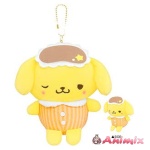 Sanrio Characters Munyatto Plush Keychain Pompompurin Munyatto