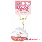 Sanrio Characters Yura Yura Oil-In Keychain / Hello Kitty