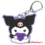 Sanrio: Mofumofu Sagara Keychain / Kuromi