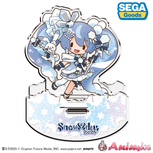 Snow Miku 2025 Fuwapuchi Swinging Acrylic Stand