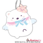 Sumikko Gurashi: Angel Ebiten Idol Mofumofu Die-Cut Coin Purse A: Shirokuma