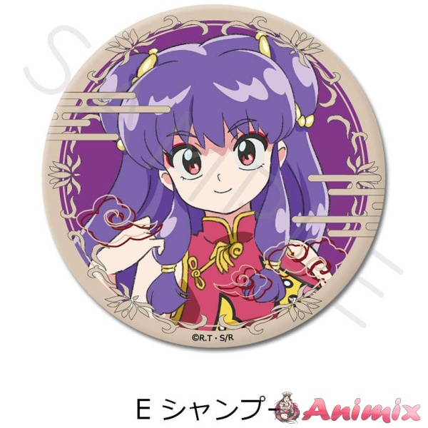 Tv Anime Ranma 1/2: 3Way Can Badge E (Shampoo)