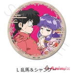 Tv Anime Ranma 1/2: 3Way Can Badge L (Ranma & Shampoo)